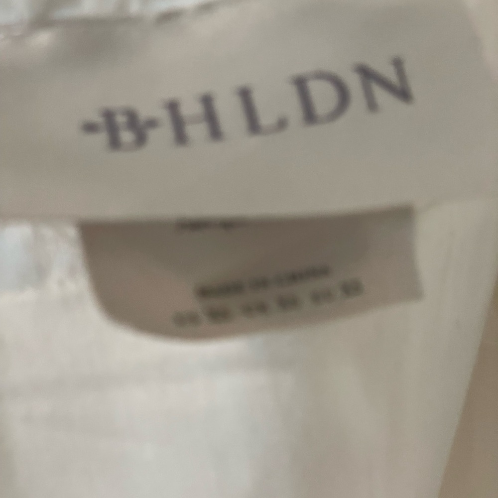 BHLDN White Mini floral Dress Bridal - Picture 11 of 13
